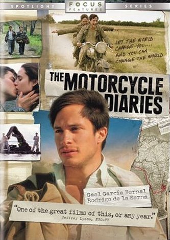 
Ernesto Guevara and Alberto Granado travel across South America - The Motorcycle Diaries DVD cover
